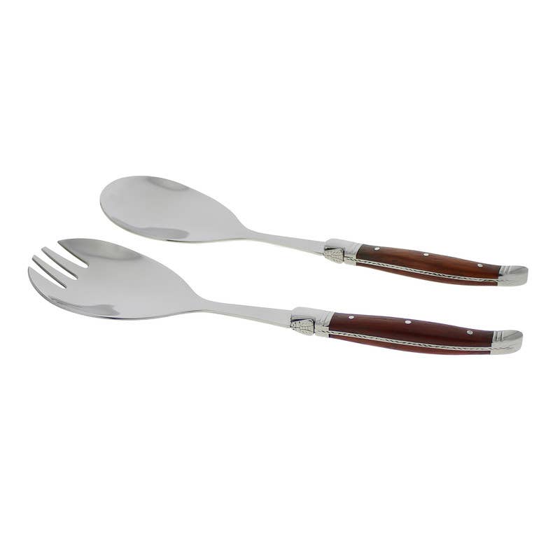 Laguiole Connoisseur Rosewood Salad Servers Set