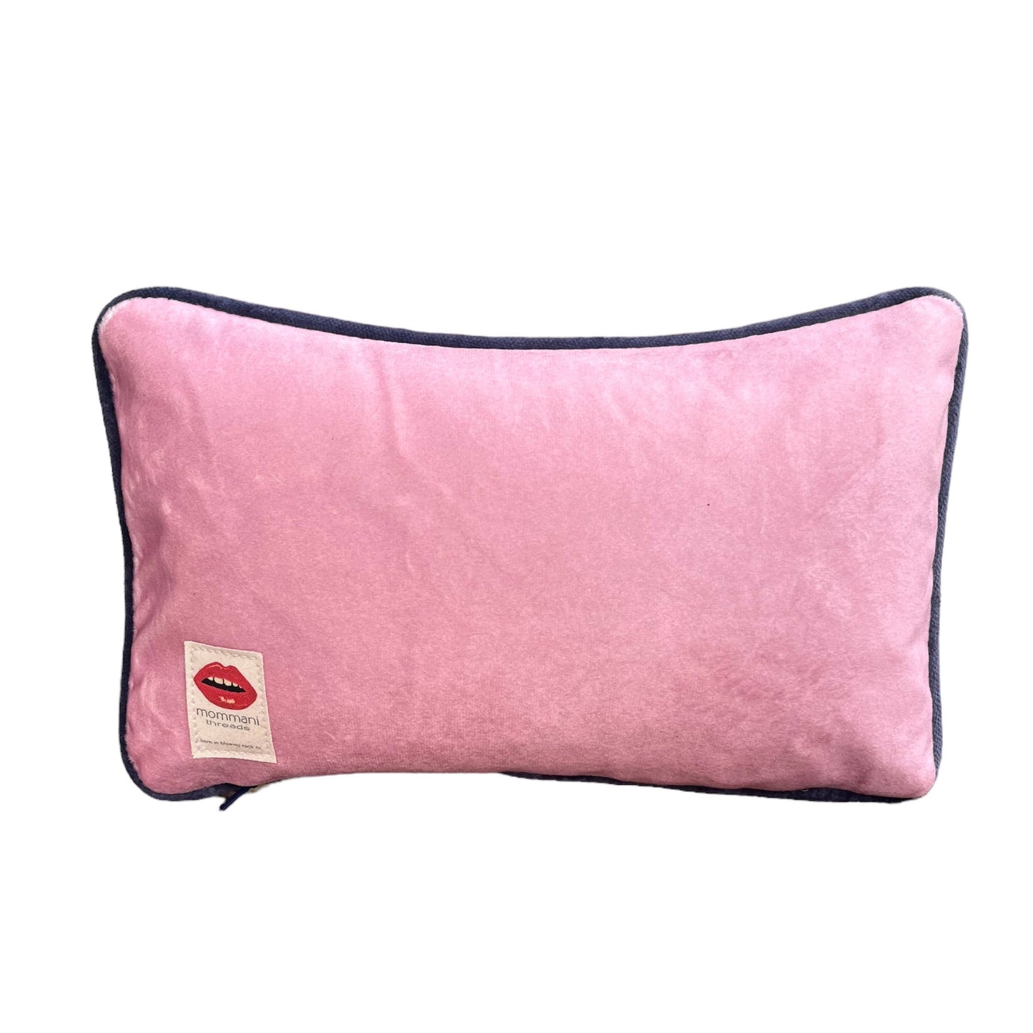 Velvet "Gossip Girl" sassy quote toss pillow: Pink