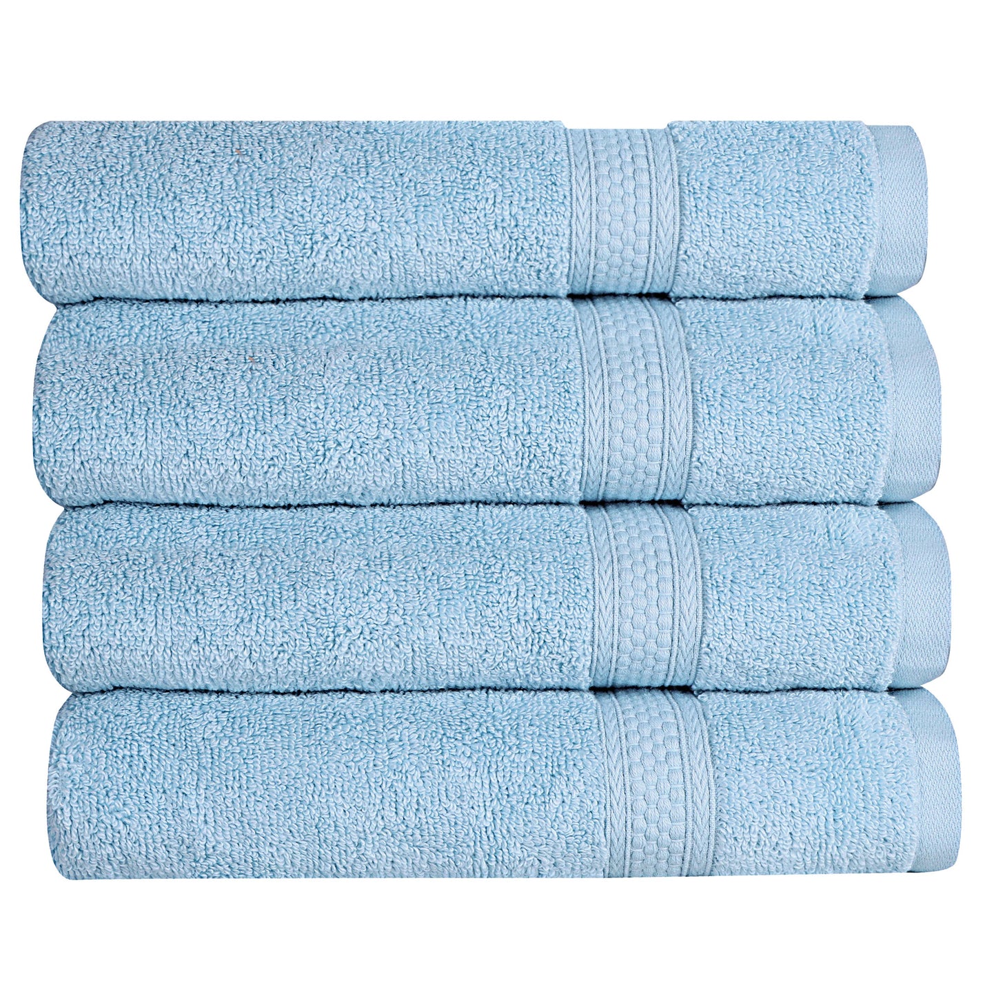 Bjou Blue 100% Cotton Quick Dry Bath Sheet (30"X54")