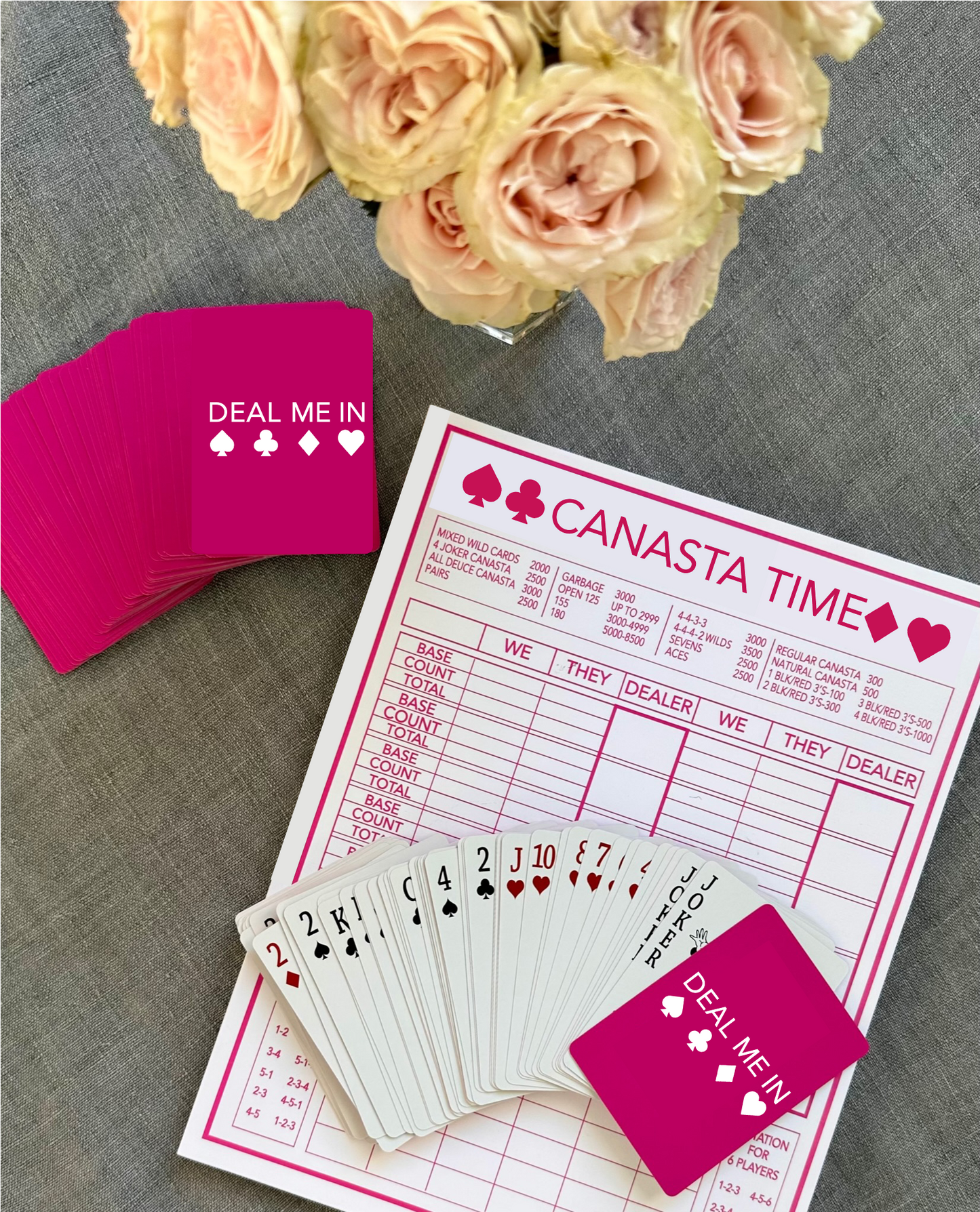 Canasta Time Playing Cards: Turquoise