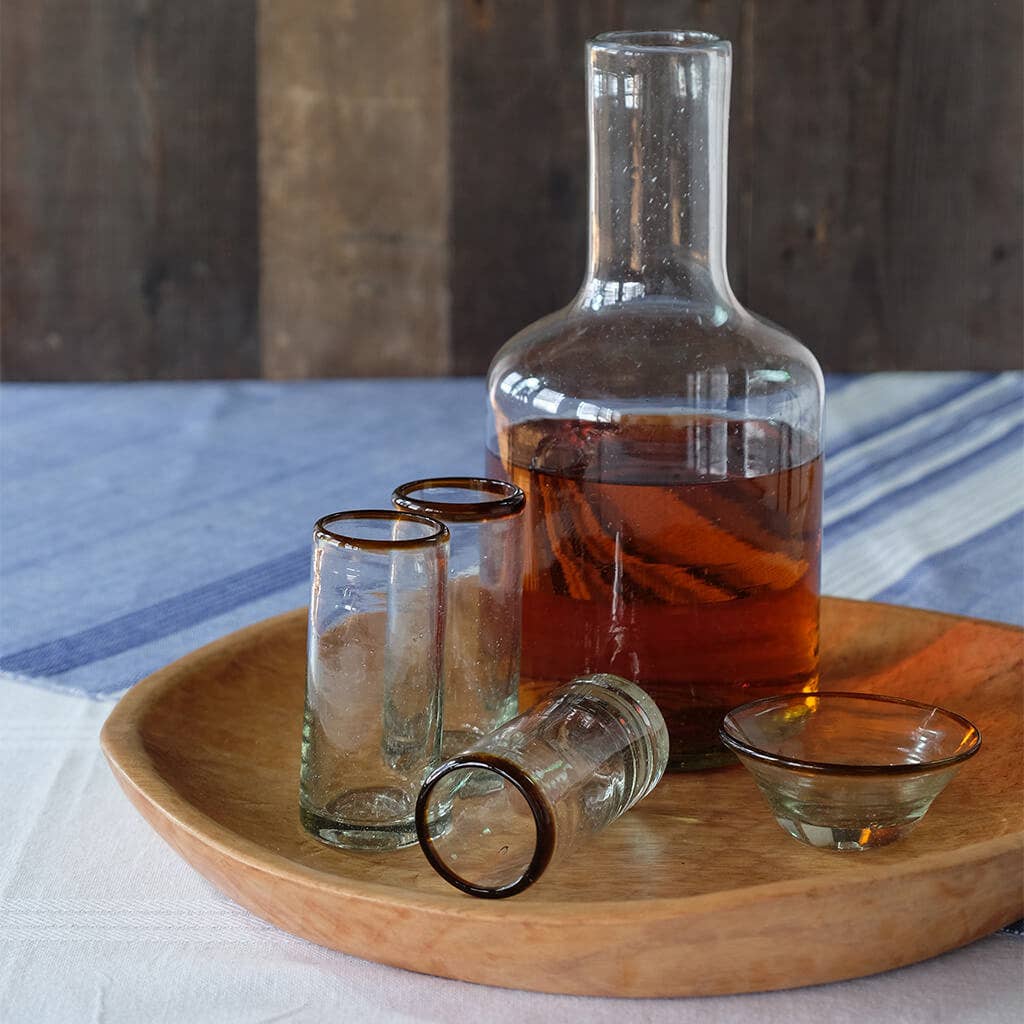 Tiny Amber Rim Bowl