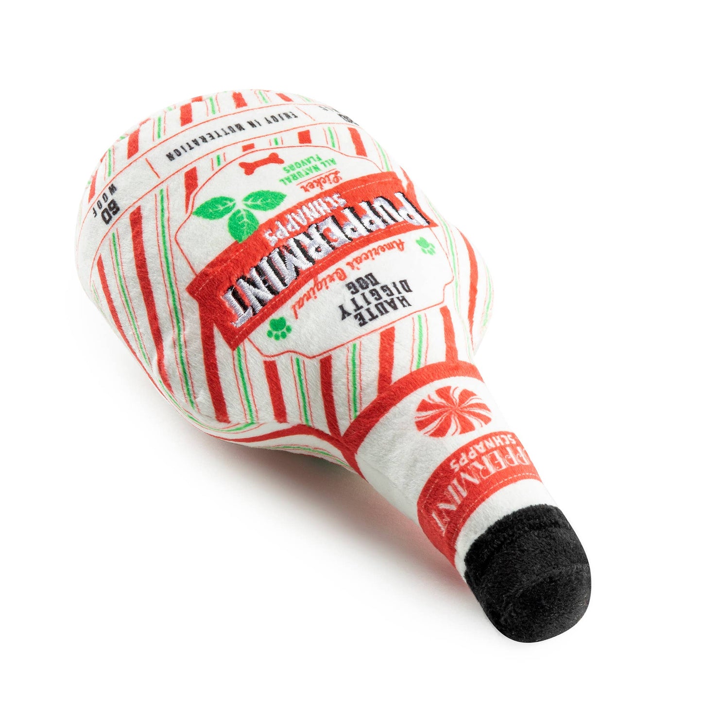 Puppermint Schnapps Bottle Christmas Dog Toys