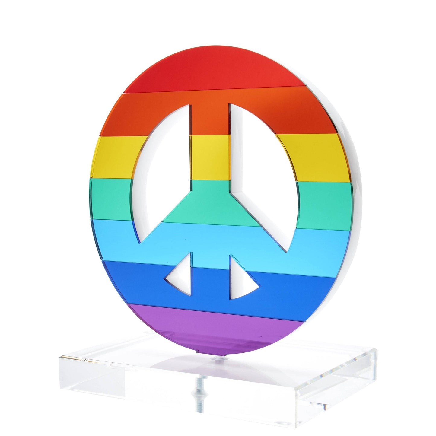 Peace Sign Mirror Stand Alone