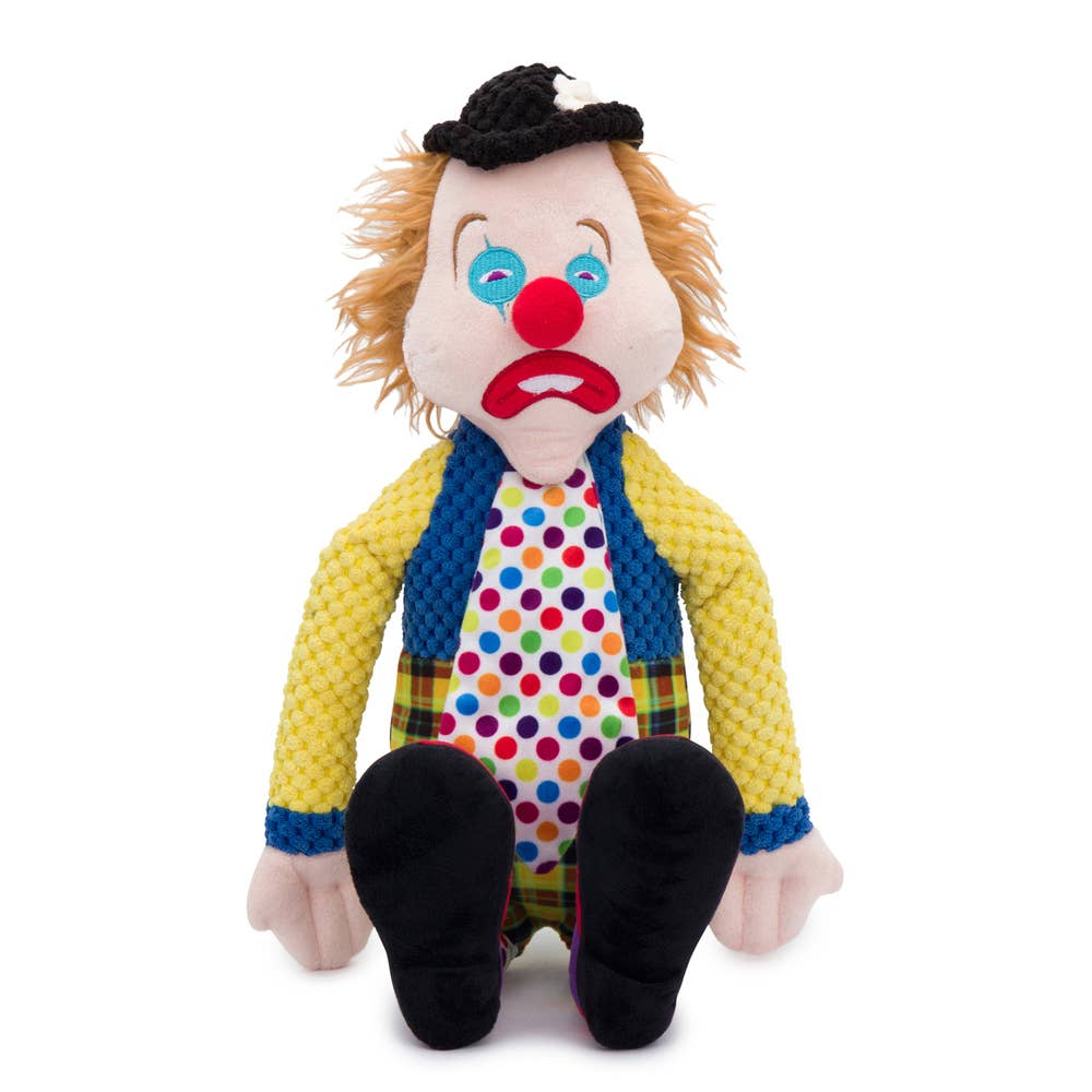 Sad Clown Floppy Dog Toy: Small