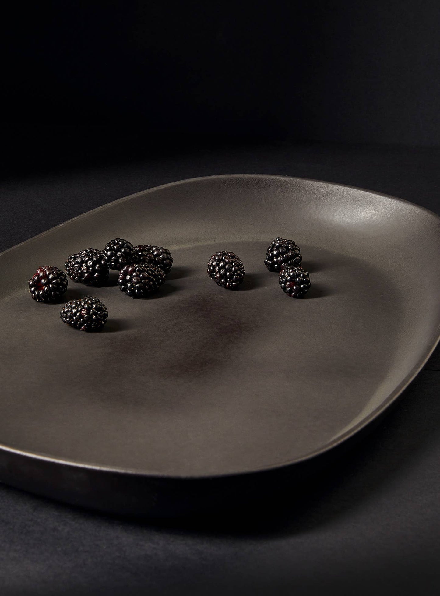 Stoneware Long Serving Platter  | Dadasi: Matte Black