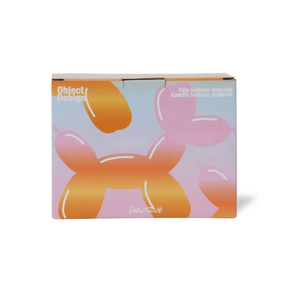 SUNSET BALLOON DOG CANDLE HF