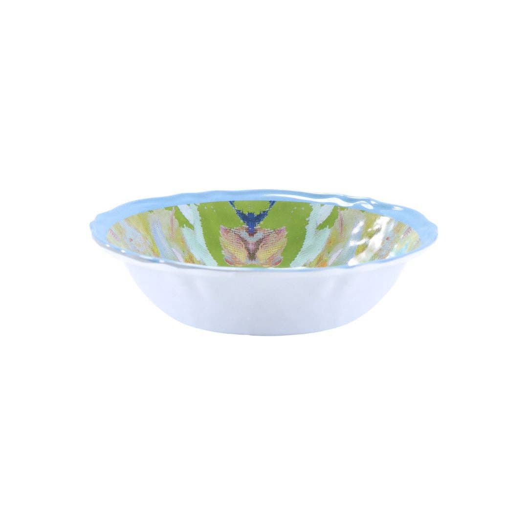 Stained Glass Green Melamine: Platter