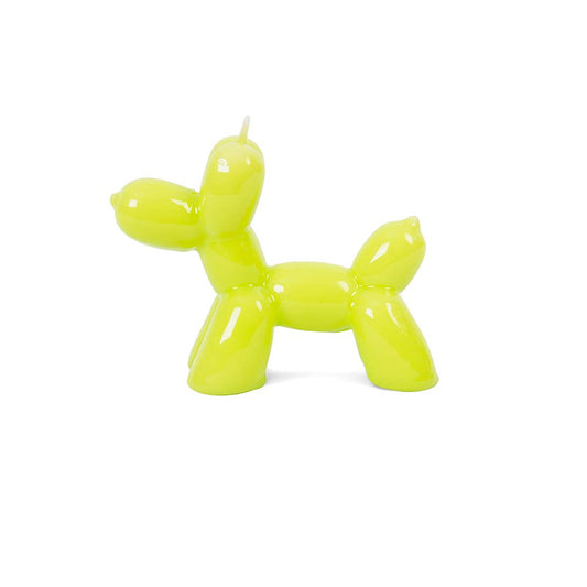 LIME BALLOON DOG CANDLE HF