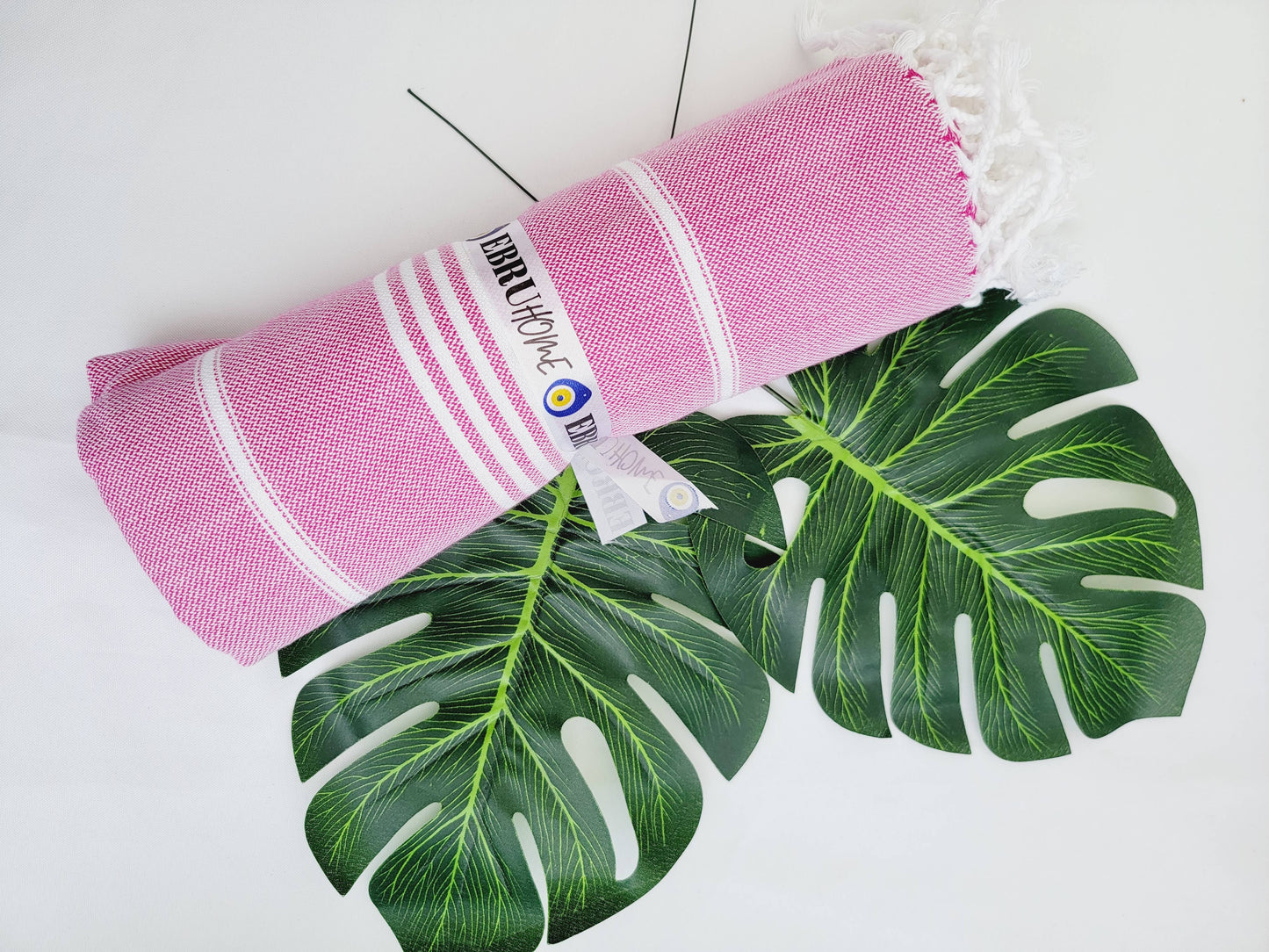 Beach Towel Sand Proof Thin Turkish Towel,Throw 70x40: PINK