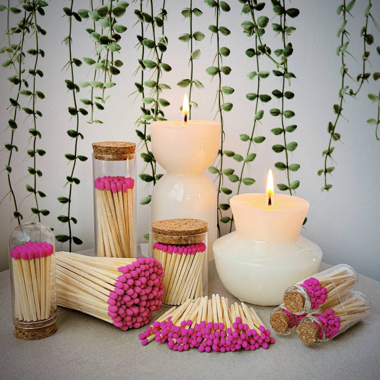 Hot Pink Decorative Matches