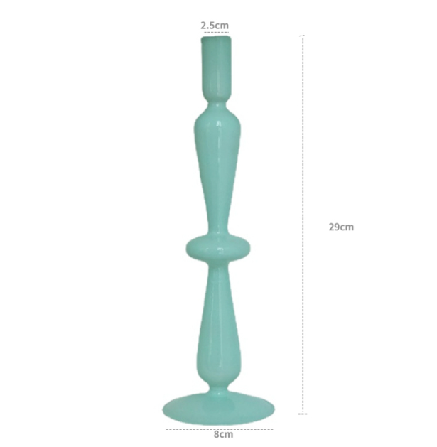 Jade Color Candle Holders: String