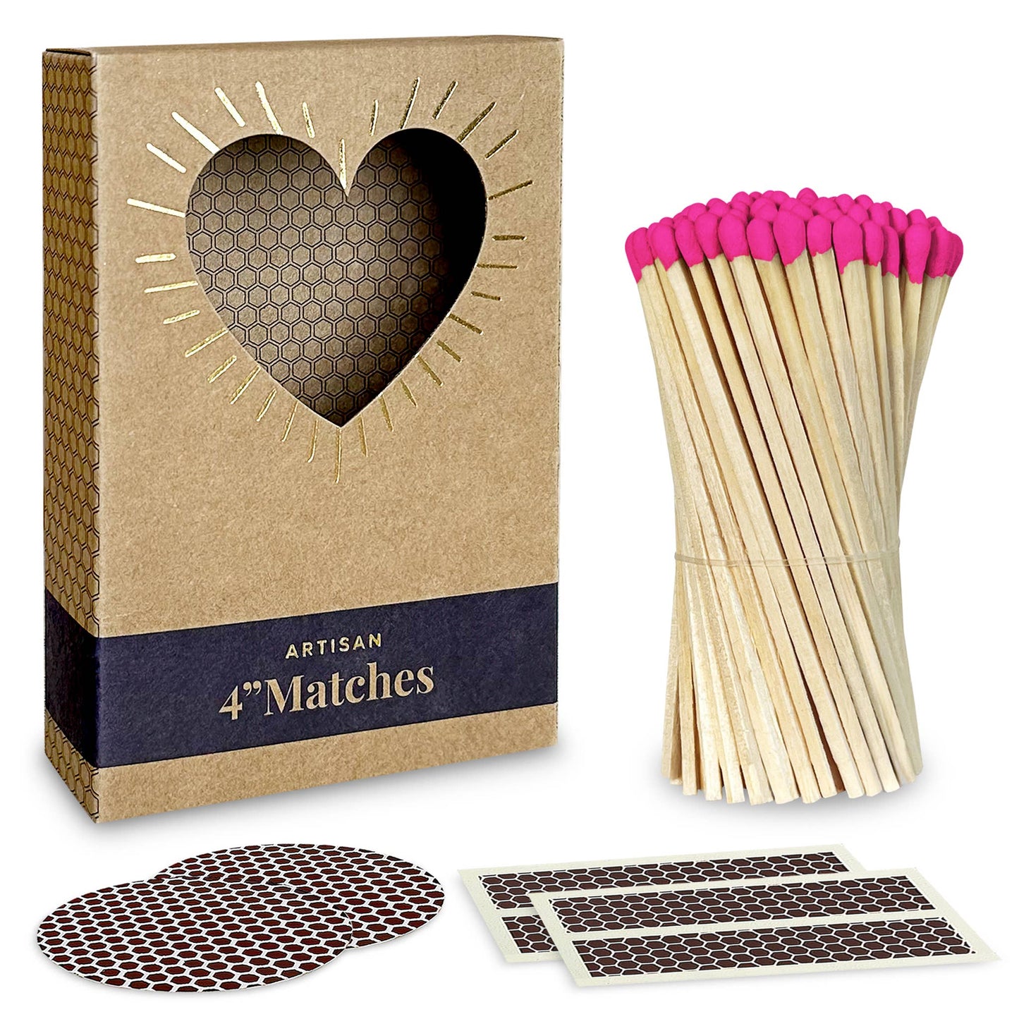 Hot Pink Decorative Matches