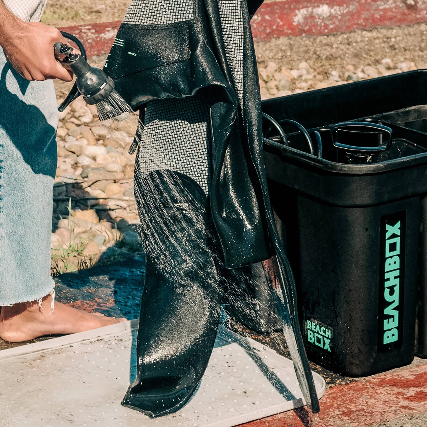 BeachBox Portable Shower & Storage Box