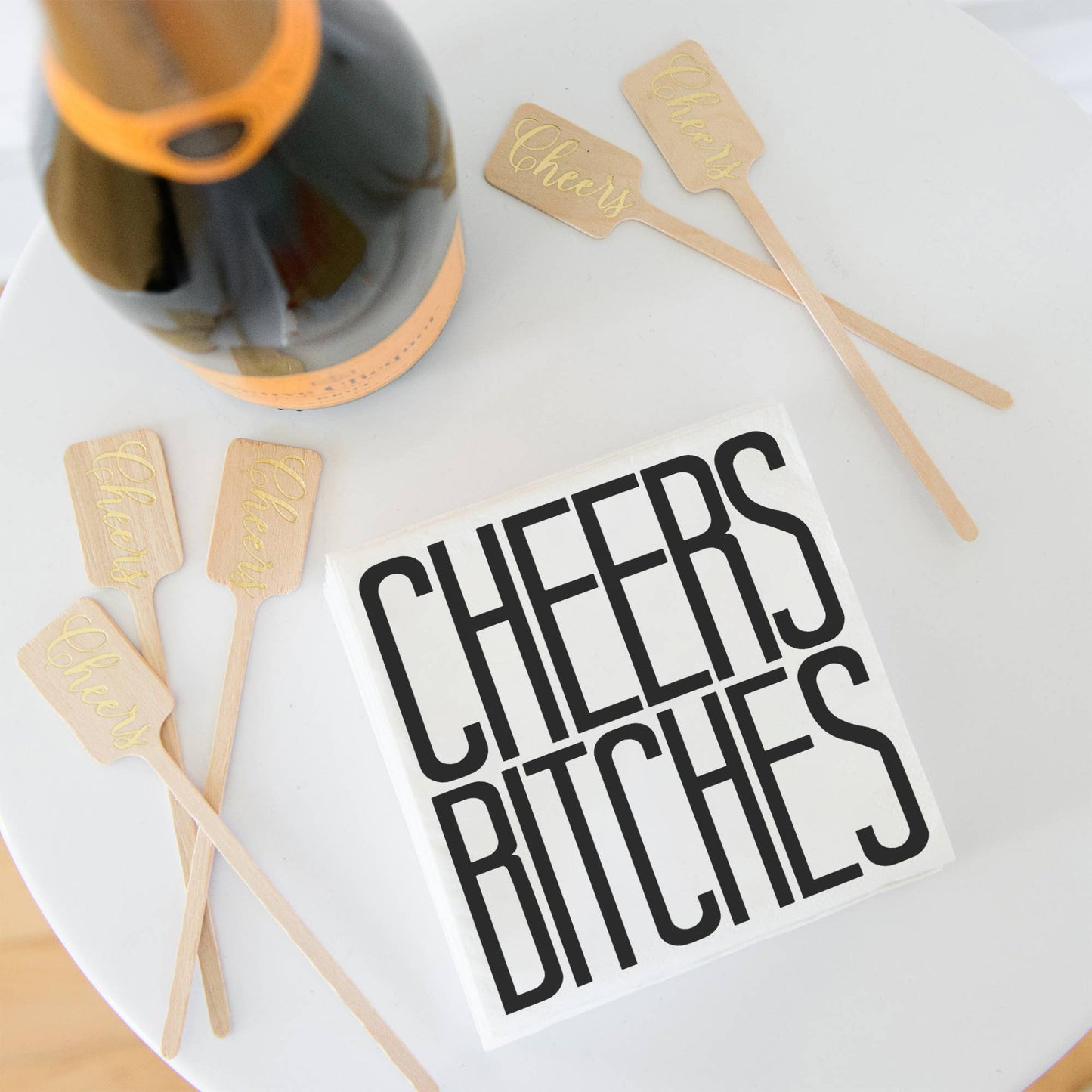 Cheers Bitches | Funny Napkins