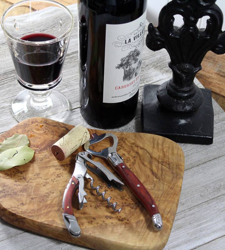 Laguiole Bottle Opener Bar Set with Pakkawood Handles