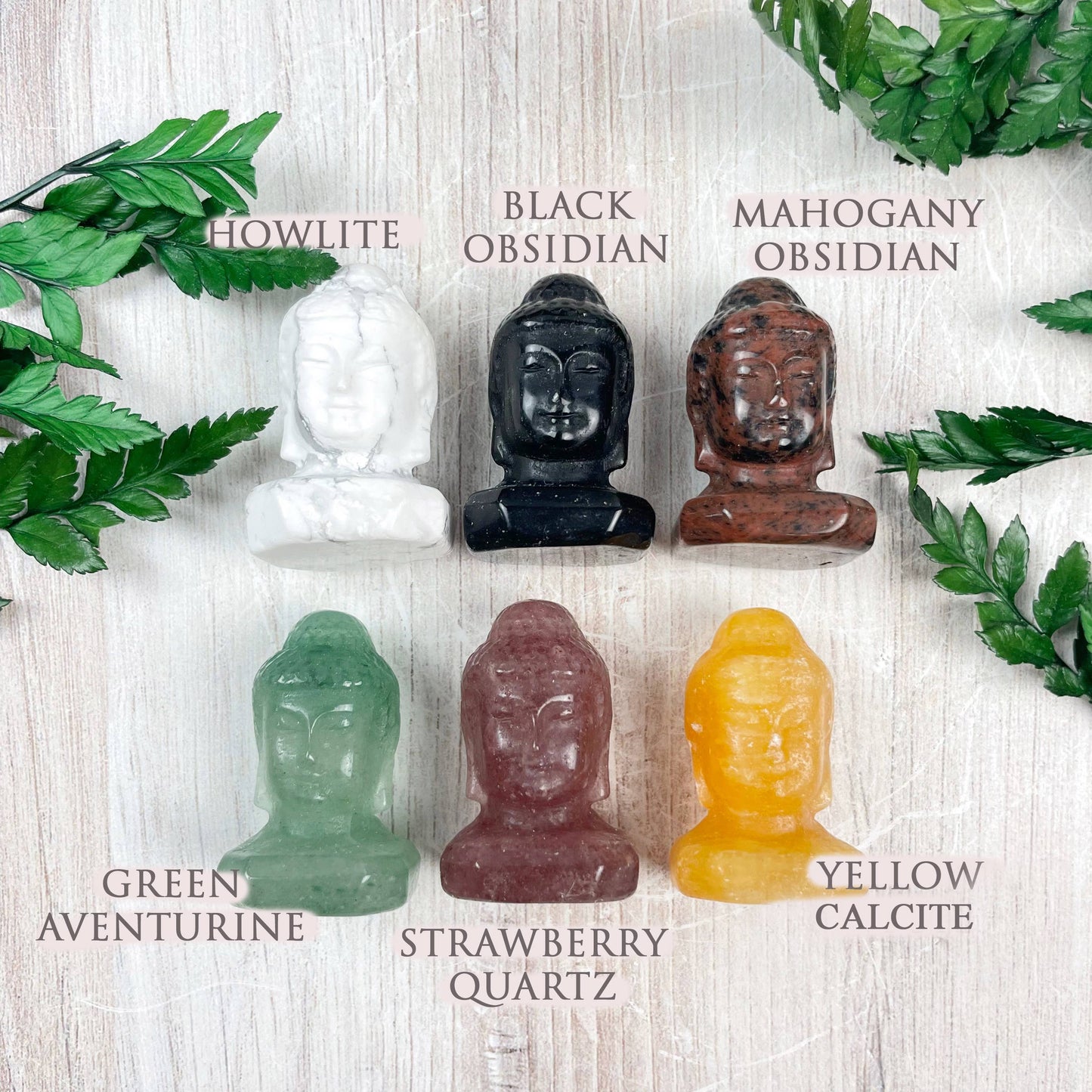 Crystal Buddha Carving: Green Aventurine