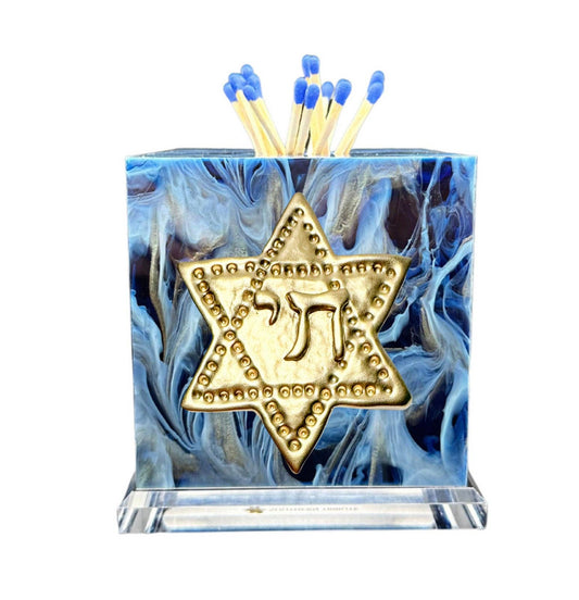 Star of David Match Strike: Blue