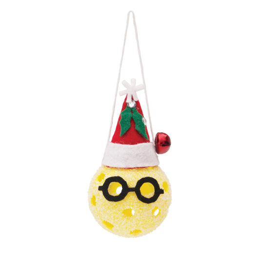 Christmas Pickleball Santa Ornament