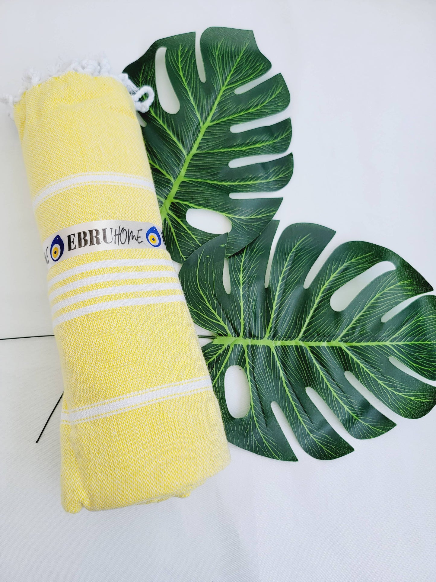 Beach Towel Sand Proof Thin Turkish Towel,Throw 70x40: NEON GREEN