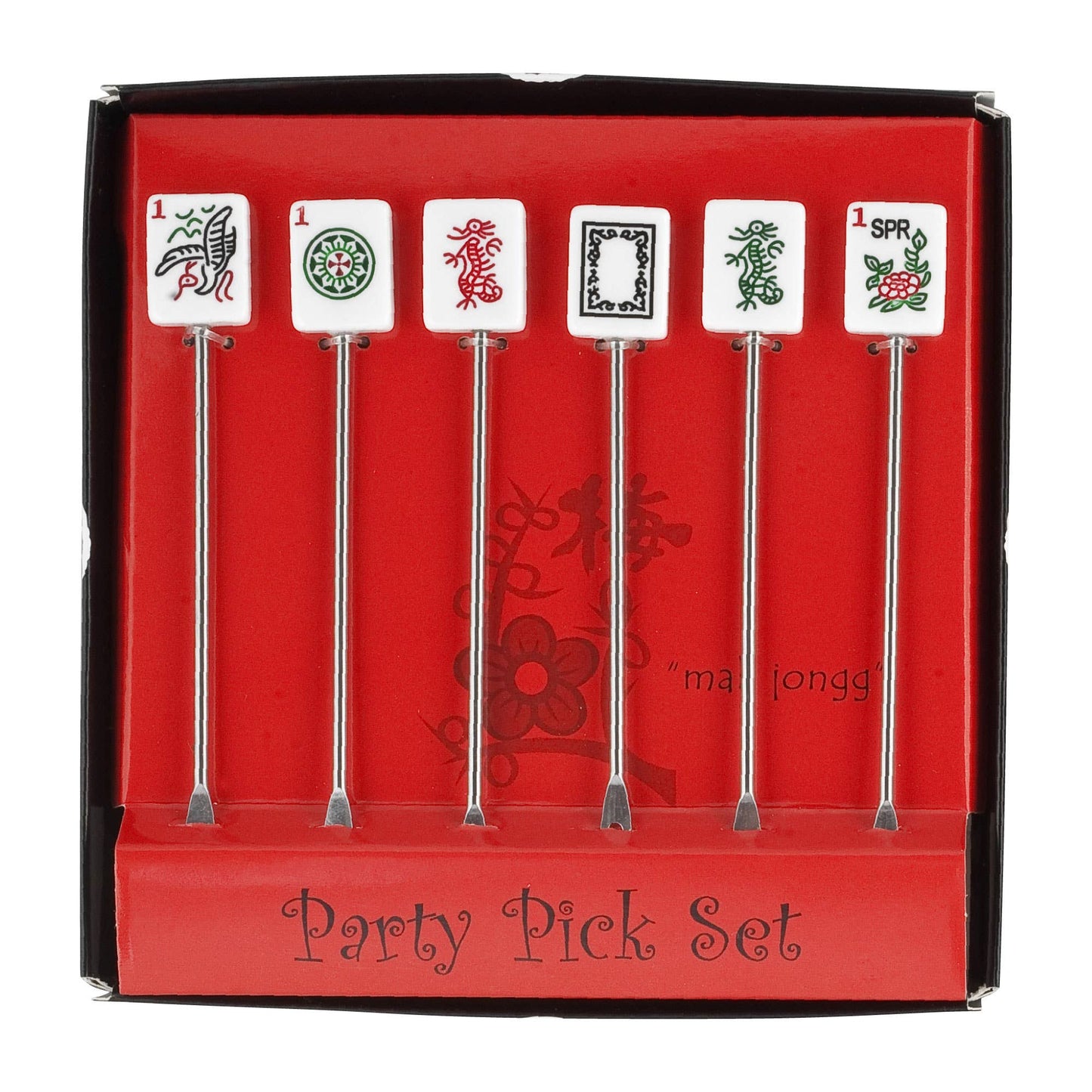 6-Piece American Mah Jongg Cocktail Pick