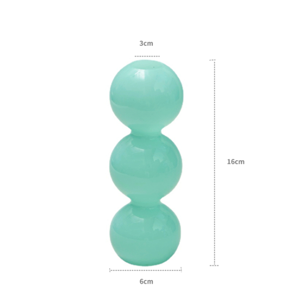 Jade Color Candle Holders: String