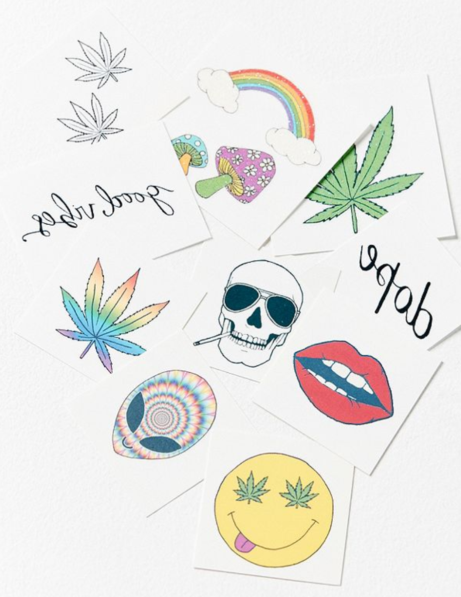 Good Vibes Temporary Tattoo Pack