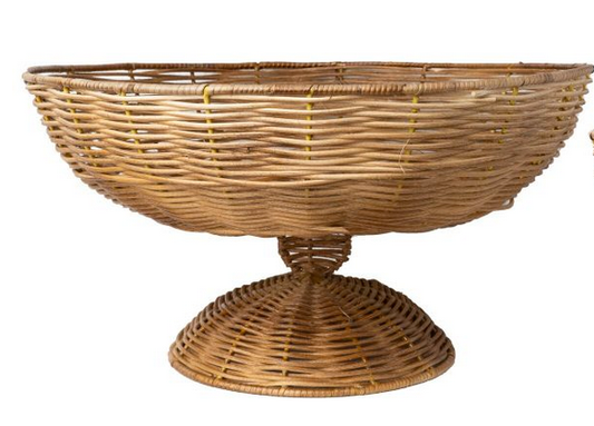 WICKER CENTERPIECE BOWL LARGE