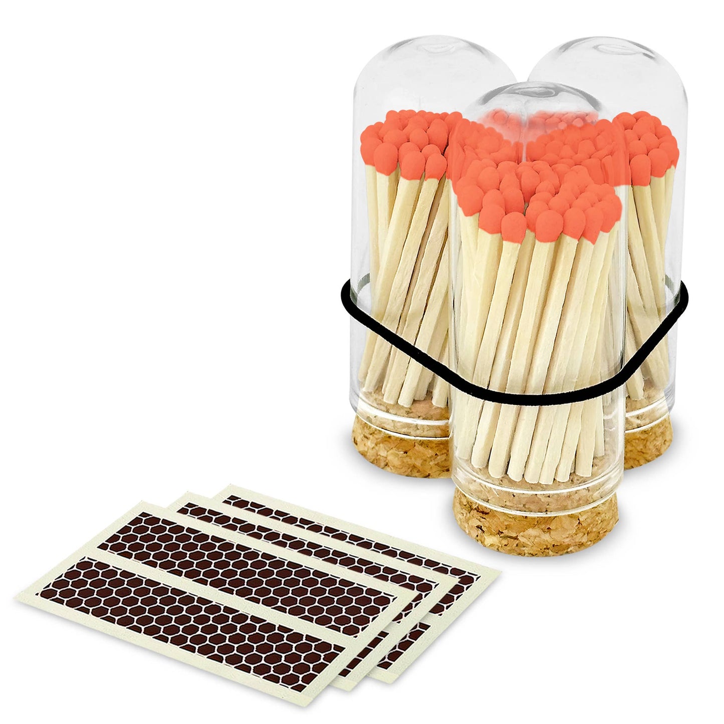 2" Matches + Mini Cloche - Light Pink