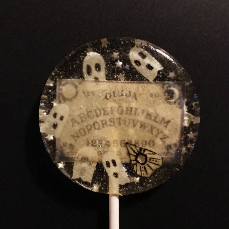 Wafer Paper Spooky Ouija Board Lollipops