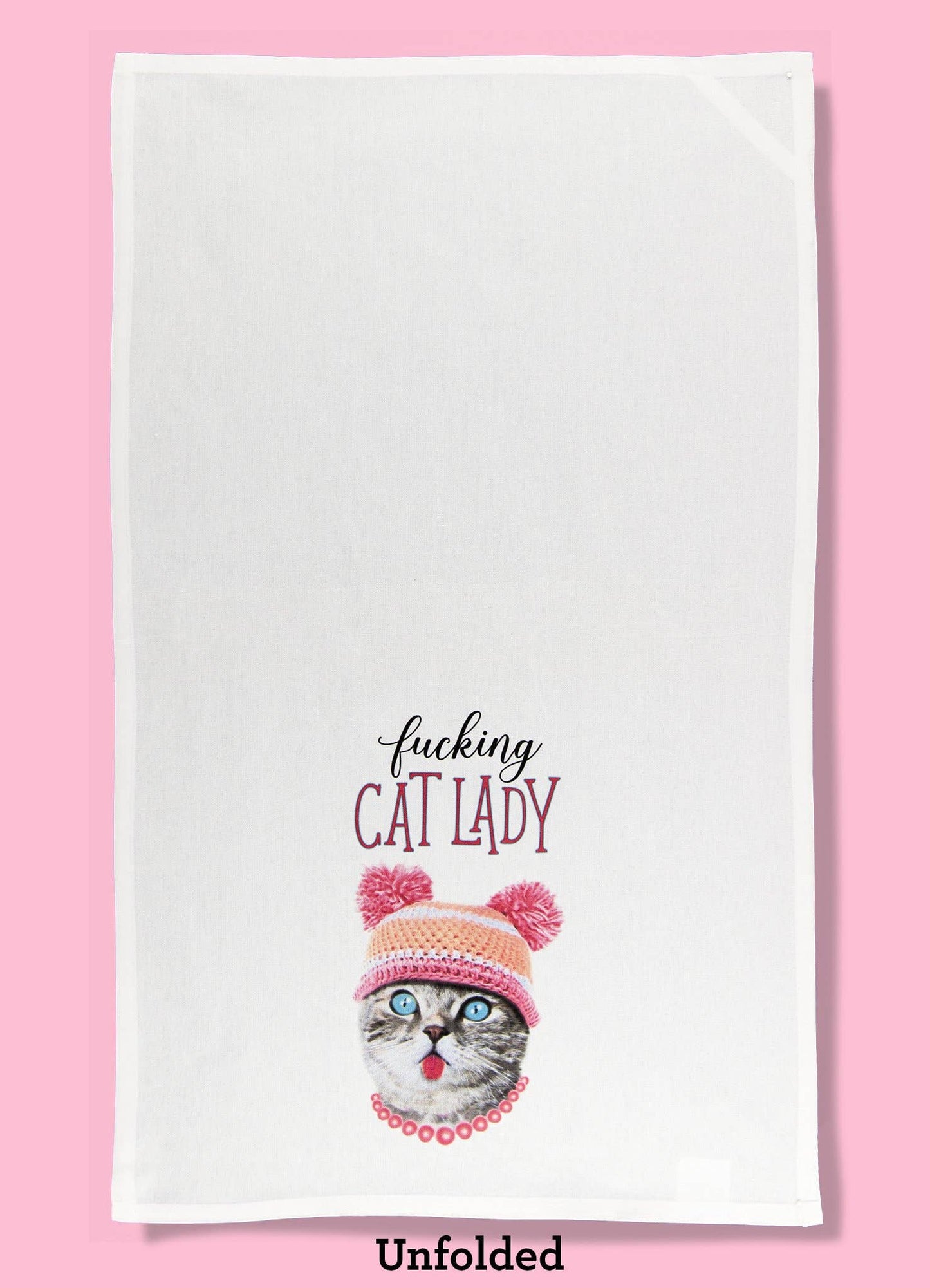 Fucking Cat Lady Dishtowel