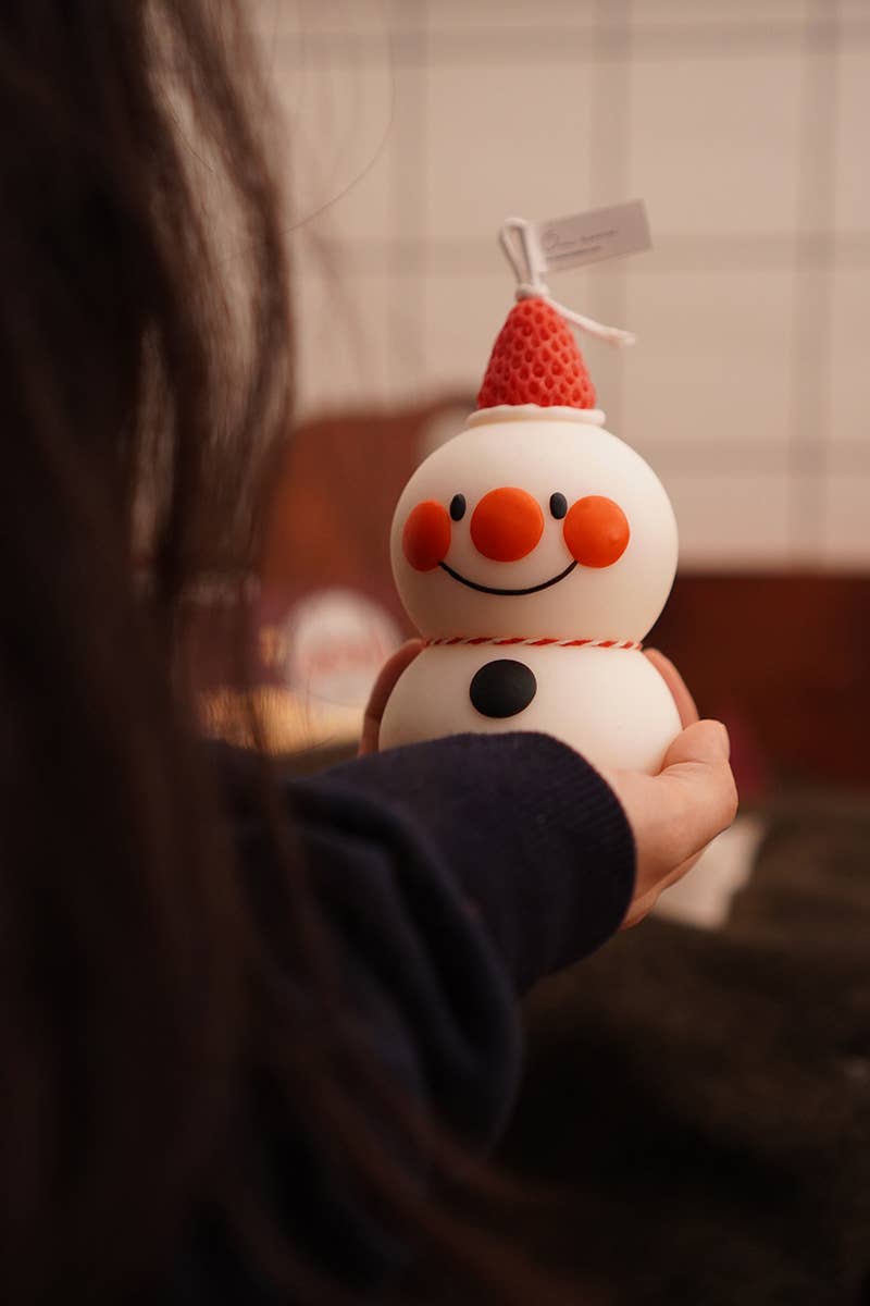 4oz Snowman Tutu - Christmas candle 