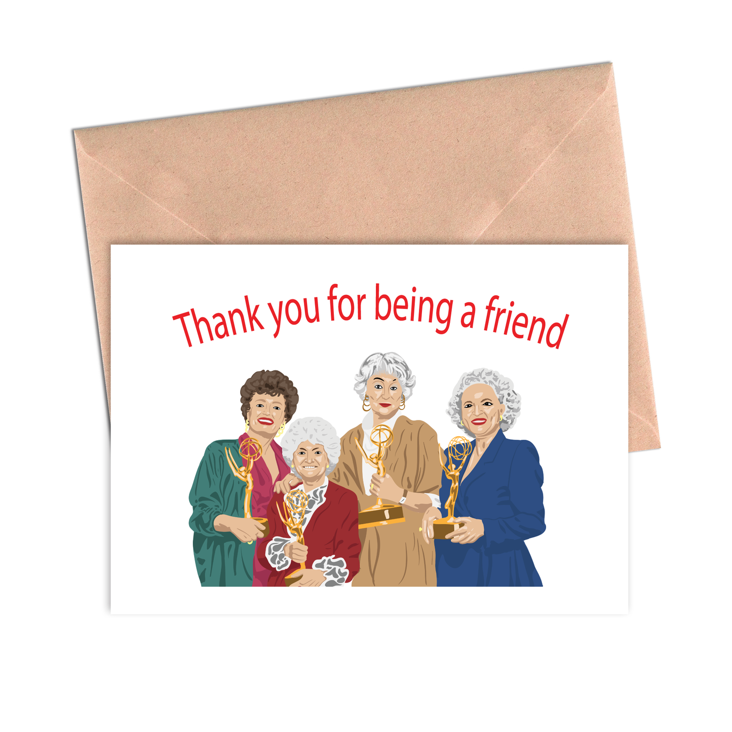 Thank You For Being A Friend Golden Girls Card