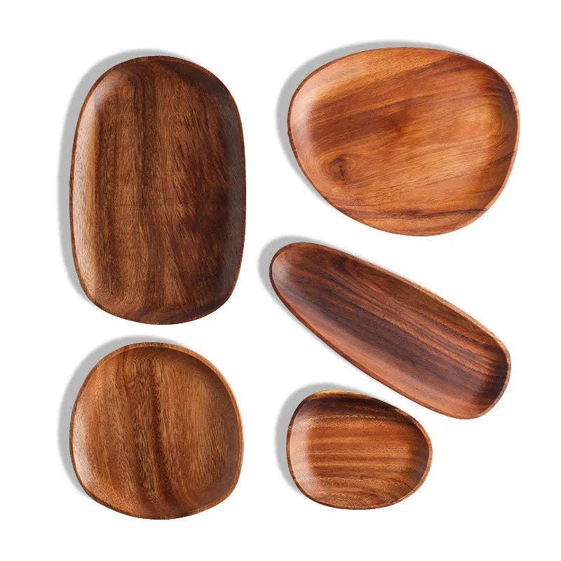 Acacia Snack Tray 5-Piece Set