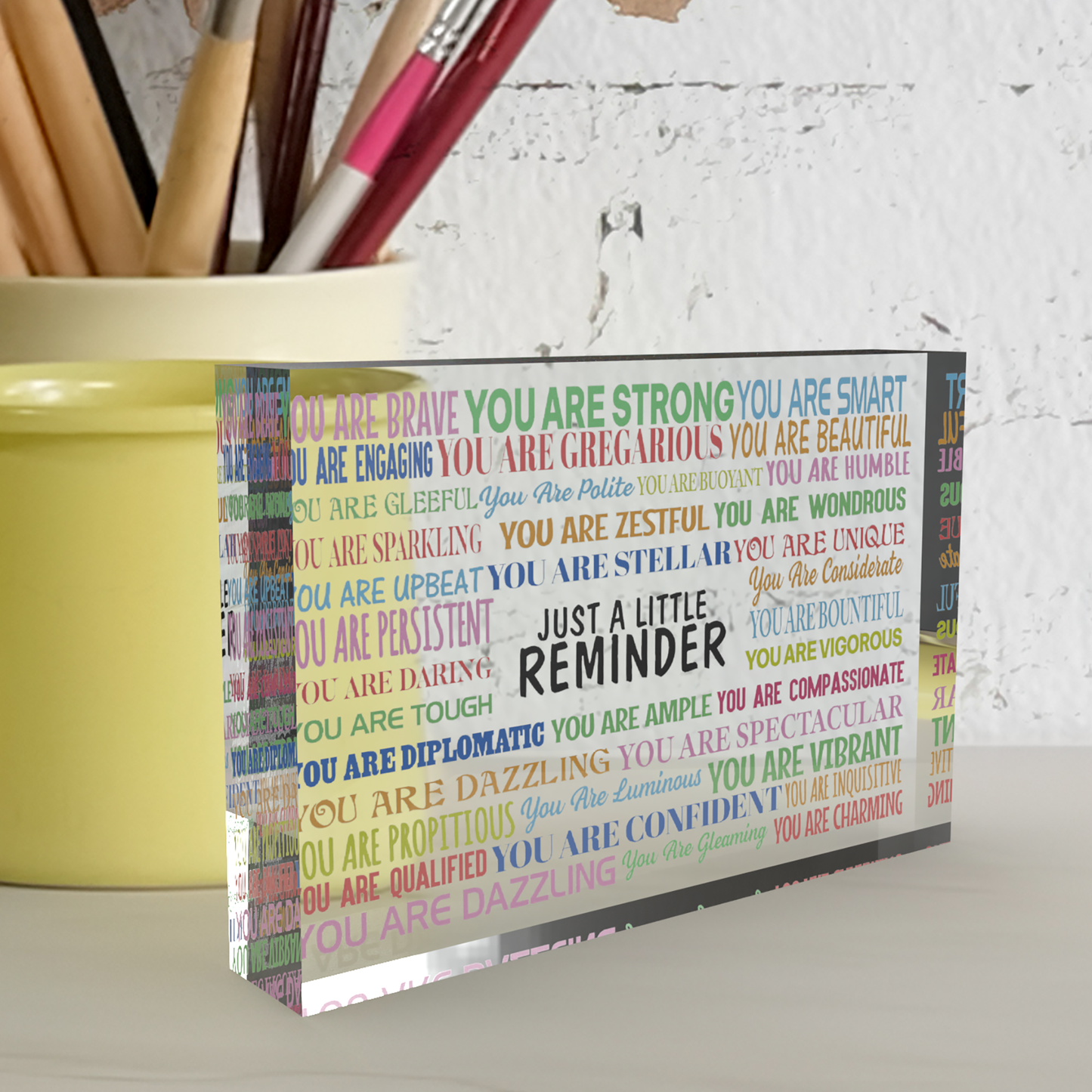 Inspirational Plaque of Little Reminders, Free-standing