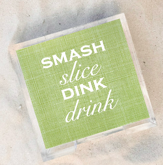 Acrylic Summer Hostess Sets: Pickle Ball Napkin