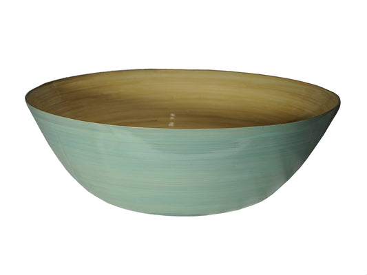 Bamboo Banquet Bowl: Ice Blue