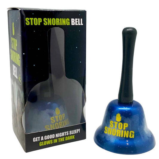 Stop Snoring - Hand Bell - Novelty Gift, Father's Day, Gag