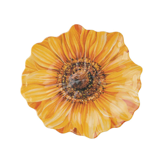 Sunflower 7 1/2" Melamine Plate