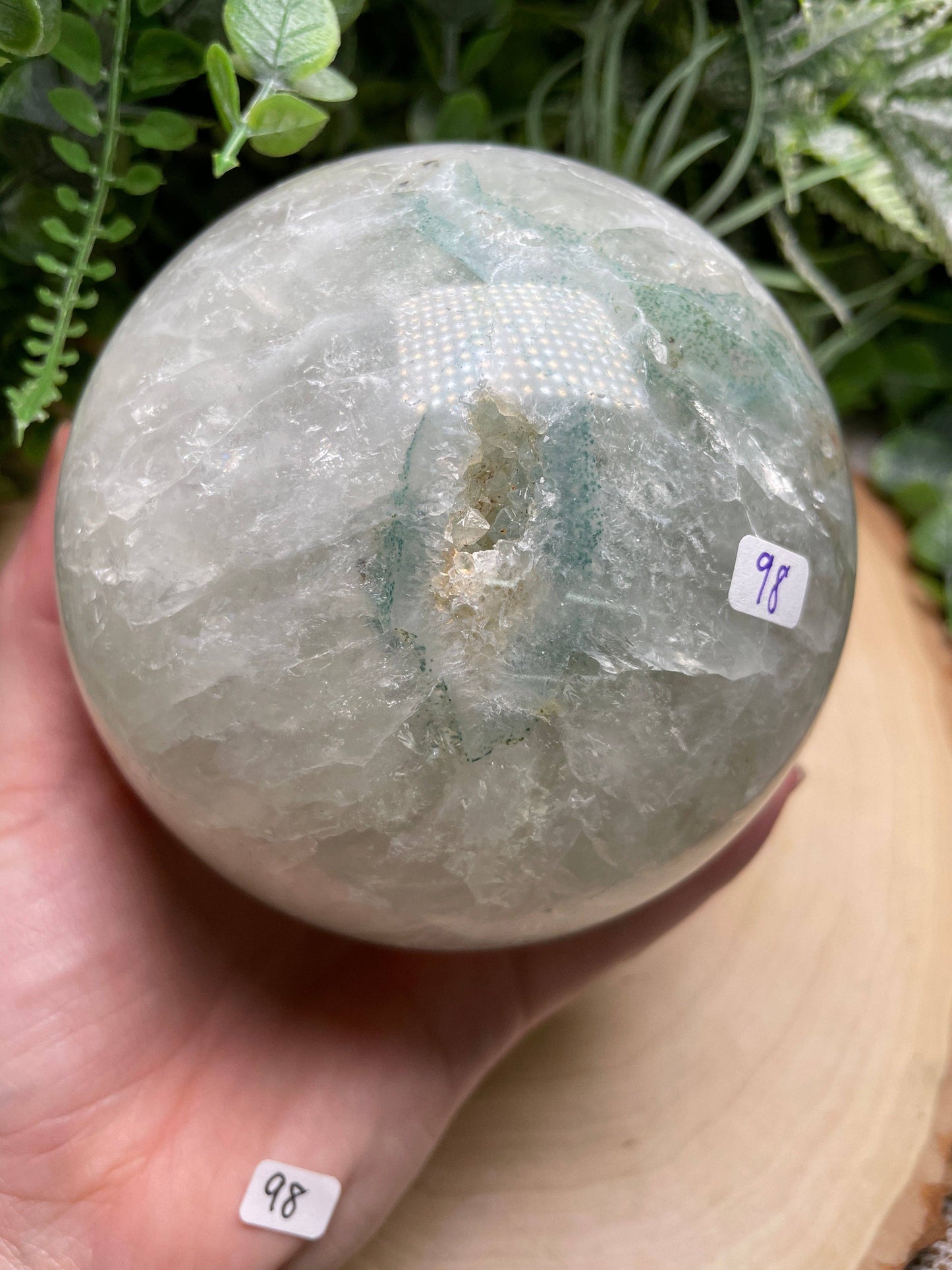 XL Agate and Quartz Sphere