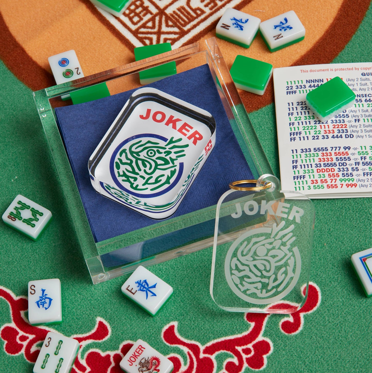 Mahjong Napkin Holder