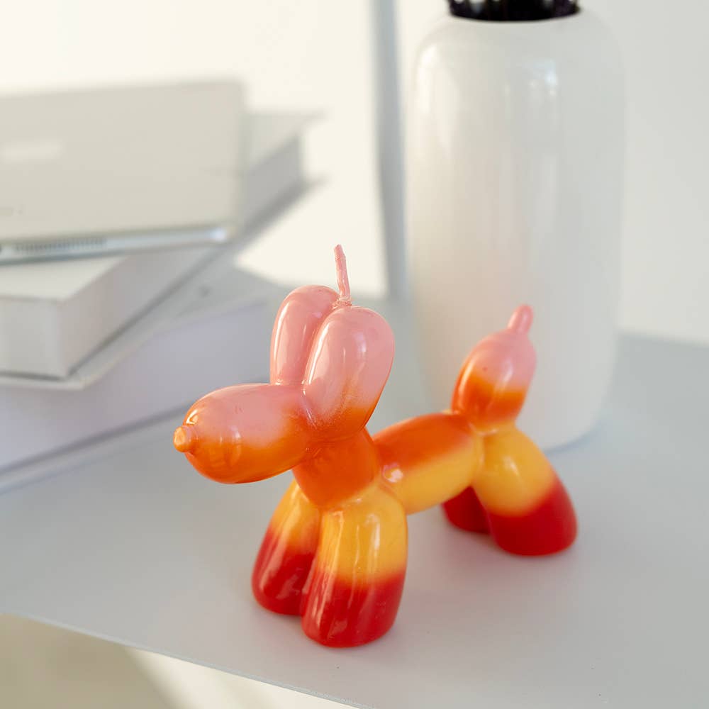 SUNSET BALLOON DOG CANDLE HF