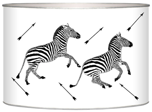 LB8497- Zebras on White  Letter Box: Medium