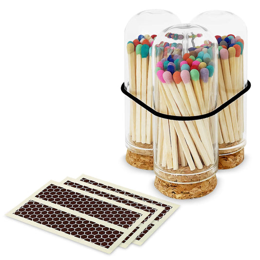 2" Matches + Mini Cloche - Rainbow