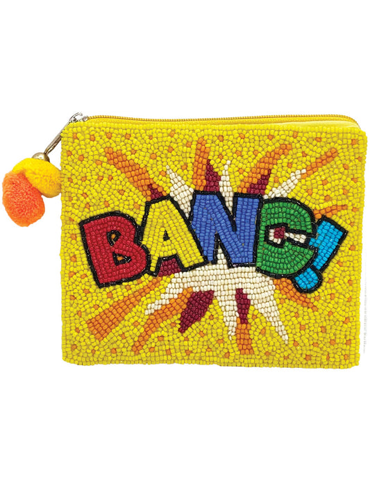 BANG Handmade Beaded Coin Purse for Women