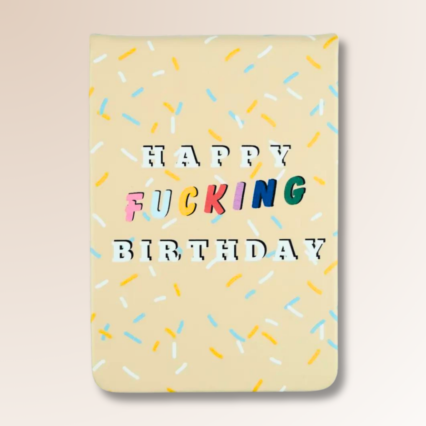 Happy Fucking Birthday - Leatherette Pocket Journal