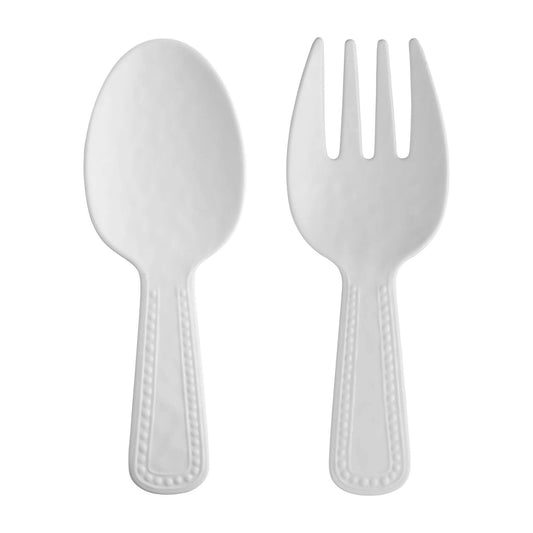 2-Piece Pebble Melamine 10 3/4" Salad Server