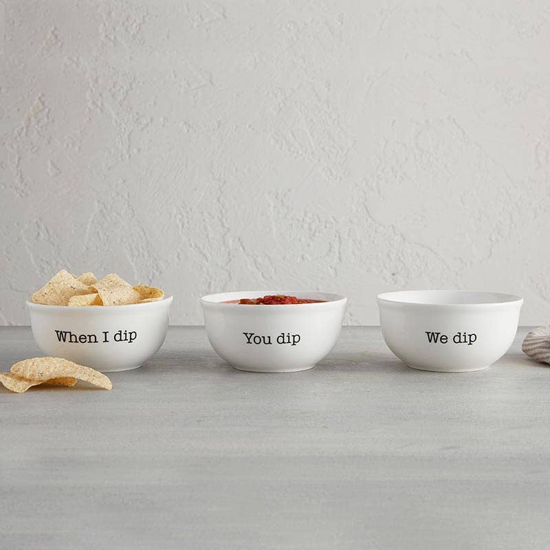 Ceramic Bowl - We Dip