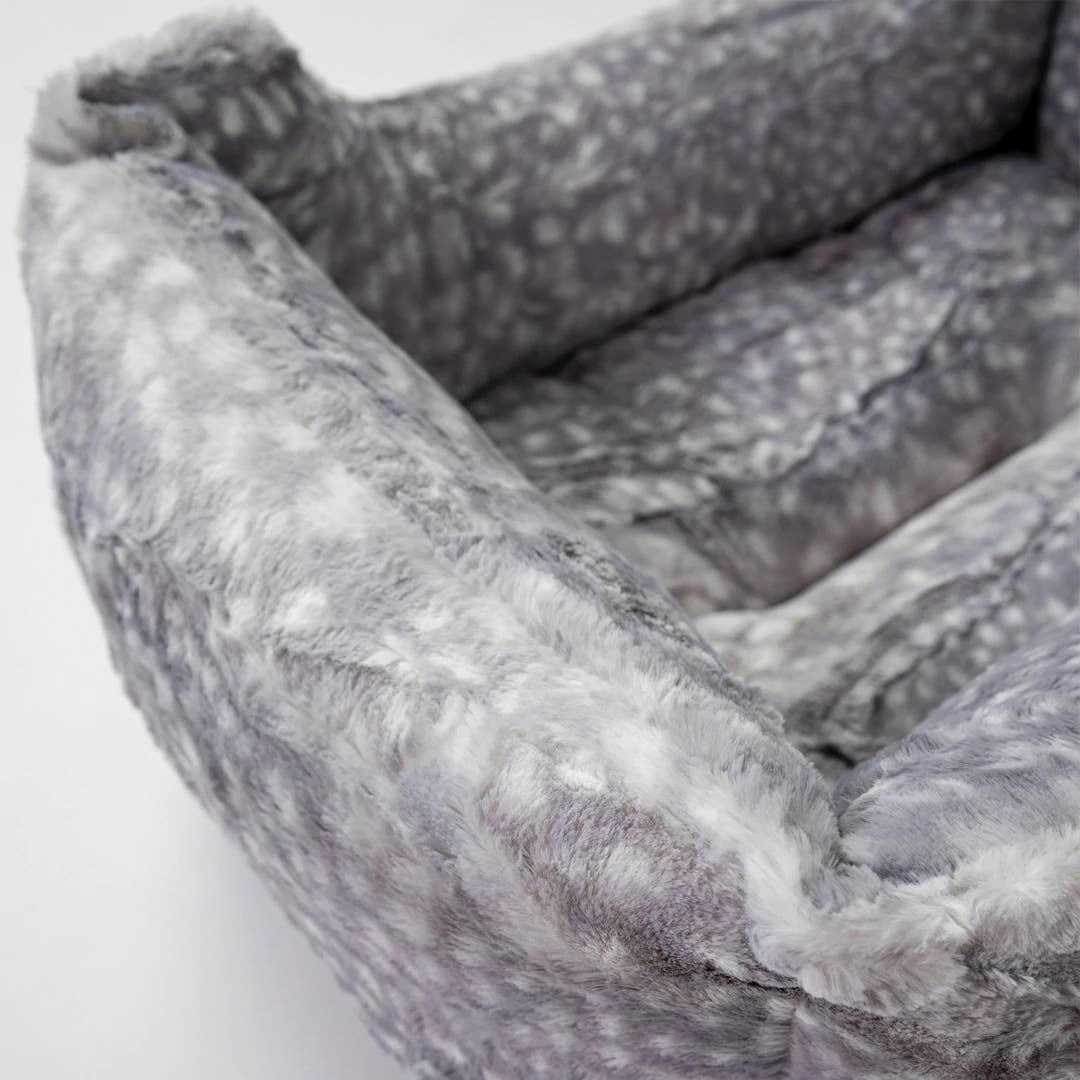 Cashmere Dog Bed: LG / Silver Fawn