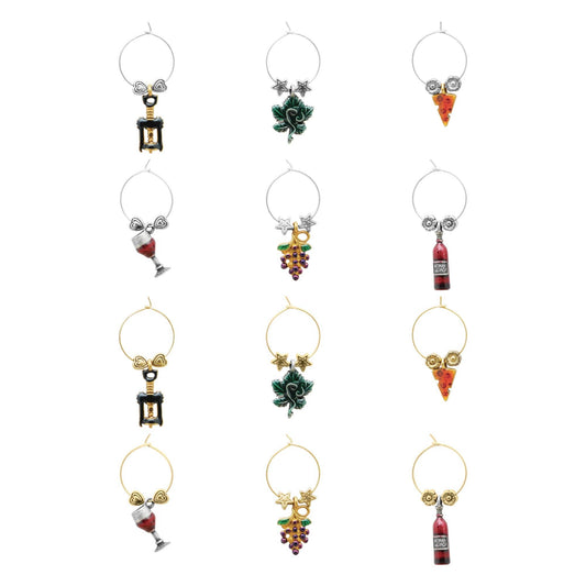 12-Piece Vineyard Wine Charms