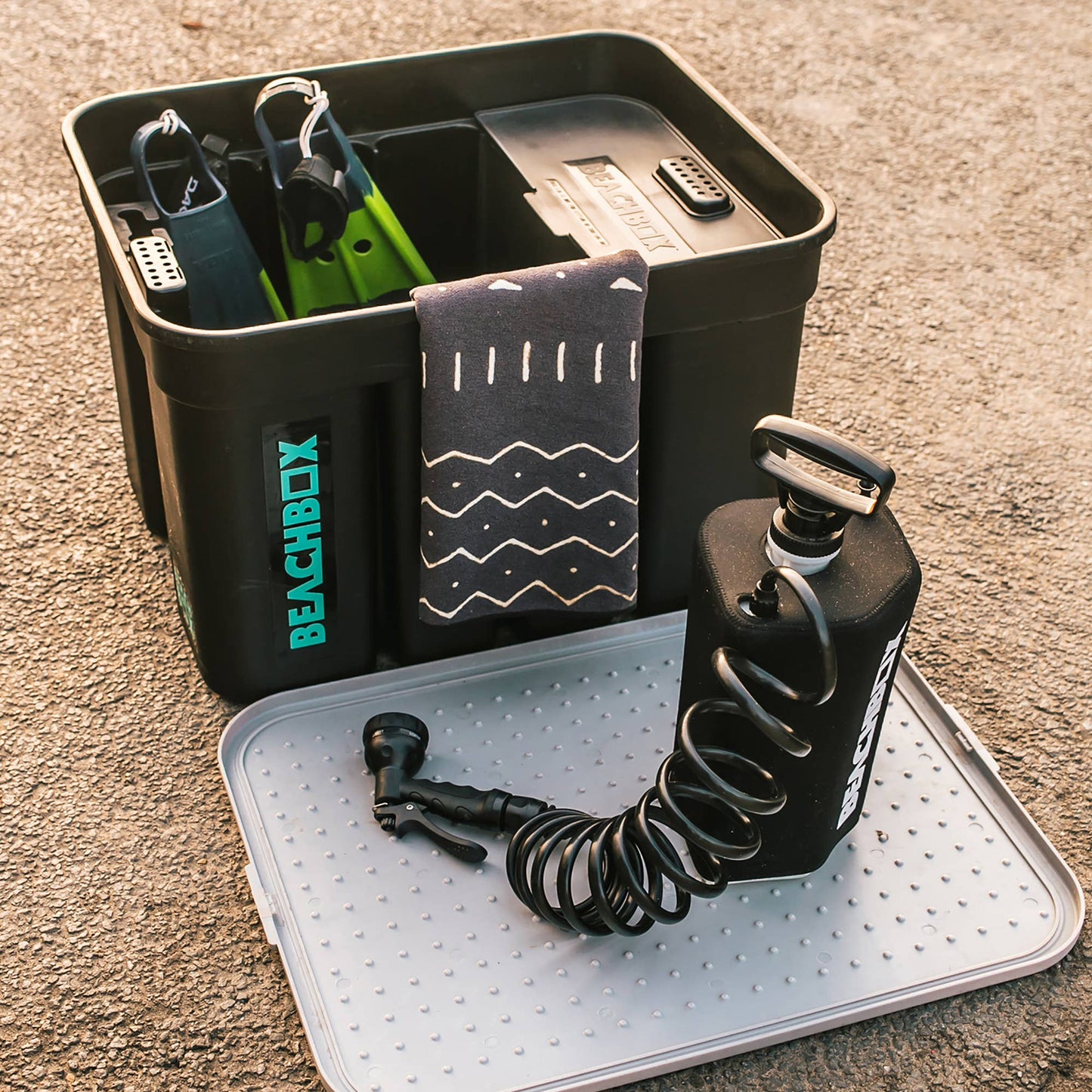 BeachBox Portable Shower & Storage Box